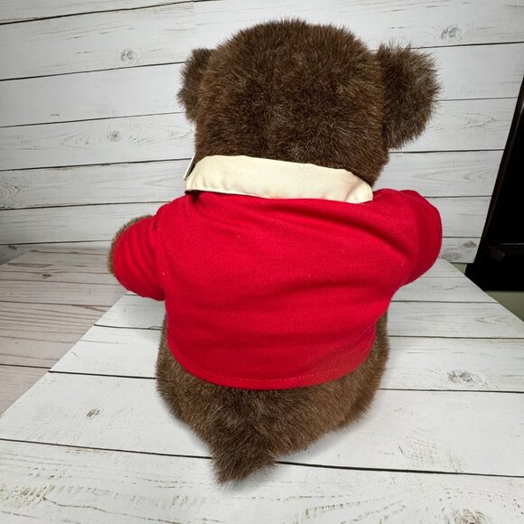 Gund Lands’ End Grizzly Grabinski Rugby Bear Plush 1994 w/ Original Box Vtg - Picture 9 of 13
